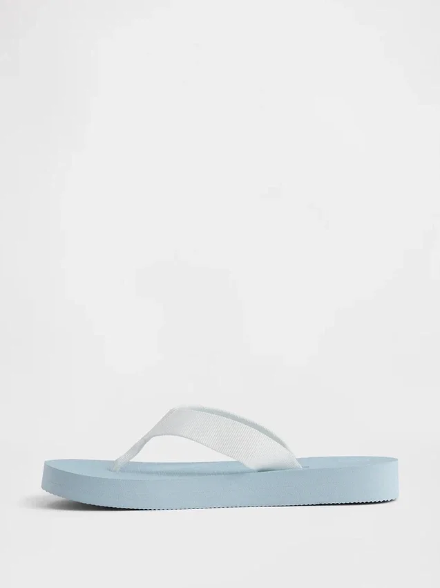 Kids Canvas Flip Flops