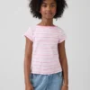 Kids Cap-Sleeve Fitted T-Shirt