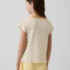 Kids Cap-Sleeve Fitted T-Shirt