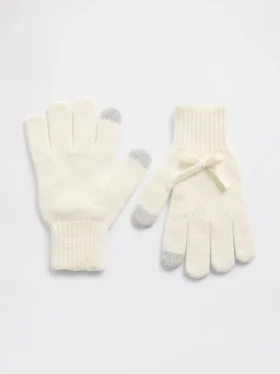 Kids Cashsoft Bow Gloves
