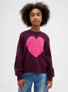 Kids Cashsoft Crewneck Sweater