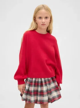 Kids Cashsoft Crewneck Sweater