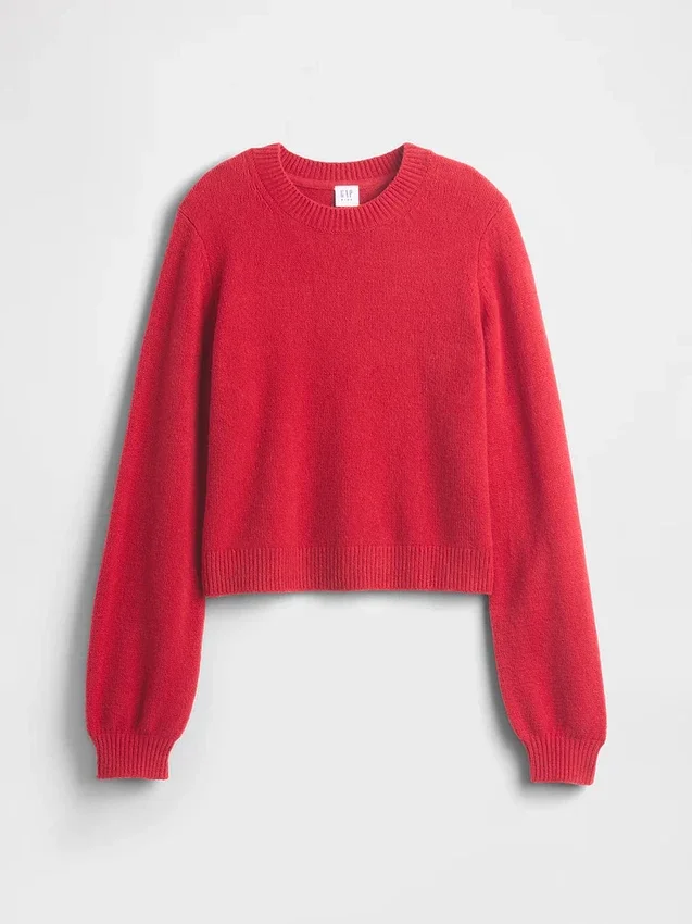 Kids Cashsoft Crewneck Sweater