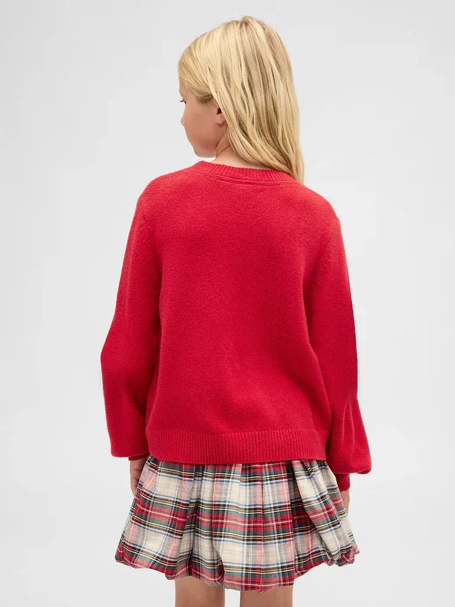 Kids Cashsoft Crewneck Sweater