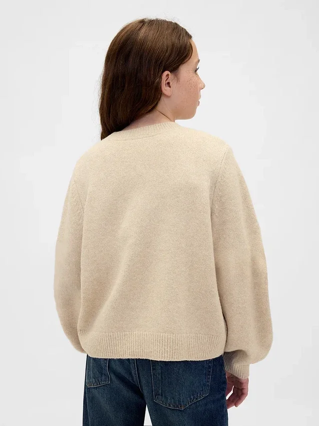 Kids Cashsoft Crewneck Sweater