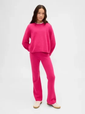 Kids Cashsoft Flare Sweater Pants