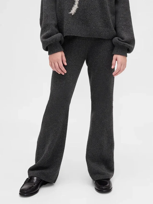Kids Cashsoft Flare Sweater Pants