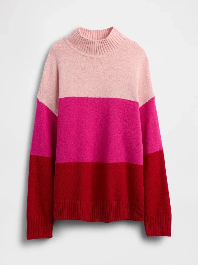Kids Cashsoft Stripe Tunic Sweater