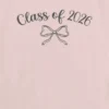 Kids Class of 2026 Bow Graphic T-Shirt
