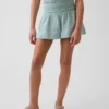 Kids Cotton Gauze Butterfly-Hem Shorts