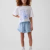 Kids Cotton Gauze Easy Ruffle Shorts
