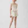 Kids Cotton Gauze Easy Ruffle Shorts