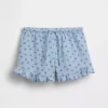 Kids Cotton Gauze Easy Ruffle Shorts