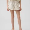 Kids Cotton Gauze Easy Ruffle Shorts