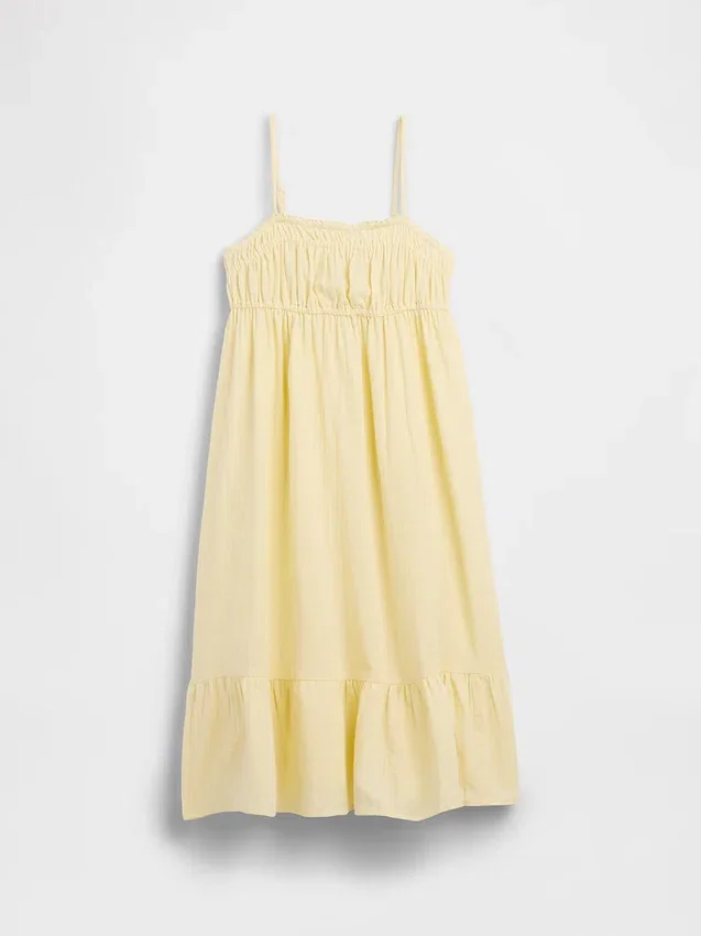 Kids Cotton Gauze Midi Dress