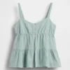 Kids Cotton Gauze Tiered Tank Top