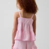 Kids Cotton Gauze Tiered Tank Top