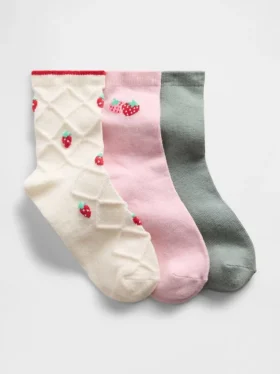 Kids Crew Socks (3-Pack)