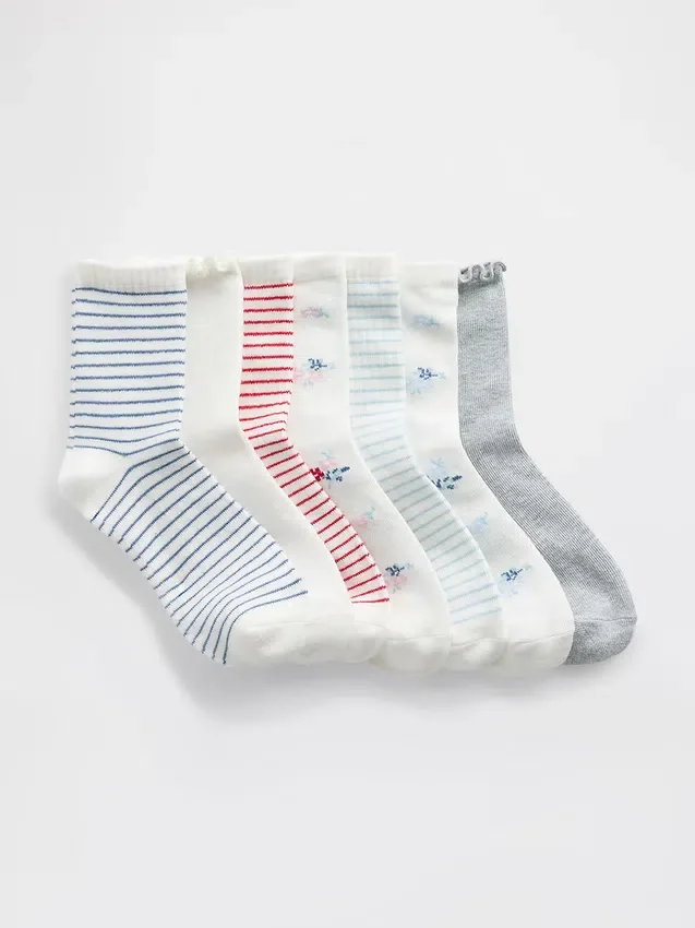 Kids Crew Socks (7-Pack)