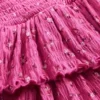 Kids Crinkle Knit Tiered Skort