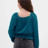 Kids Crinkle Peplum Top