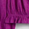 Kids Crinkle Peplum Top