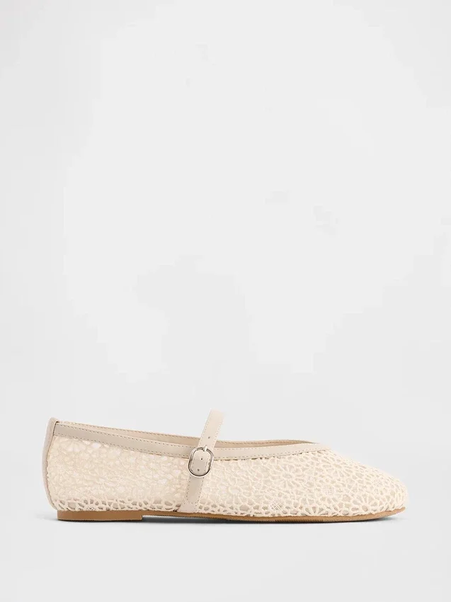 Kids Crochet Mary Jane Flats