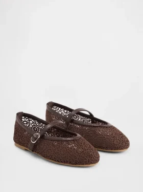 Kids Crochet Mary Jane Flats