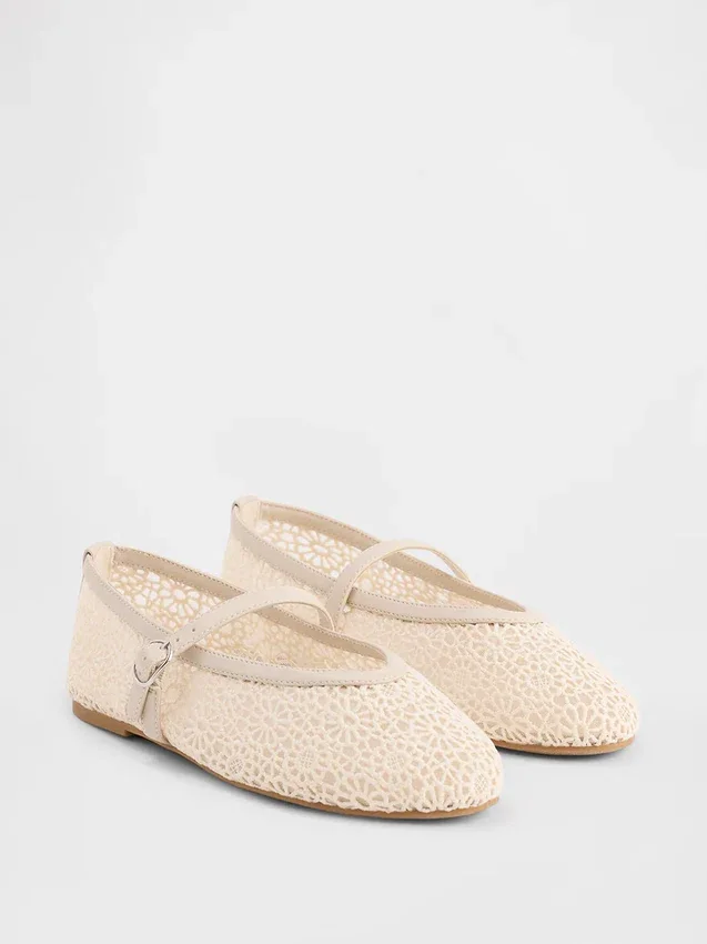 Kids Crochet Mary Jane Flats