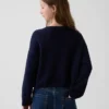 Kids Crochet Oversized Americana Sweater