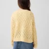 Kids Crochet Oversized Crewneck Sweater