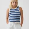 Kids Crochet Stripe Tank Top