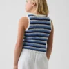 Kids Crochet Stripe Tank Top