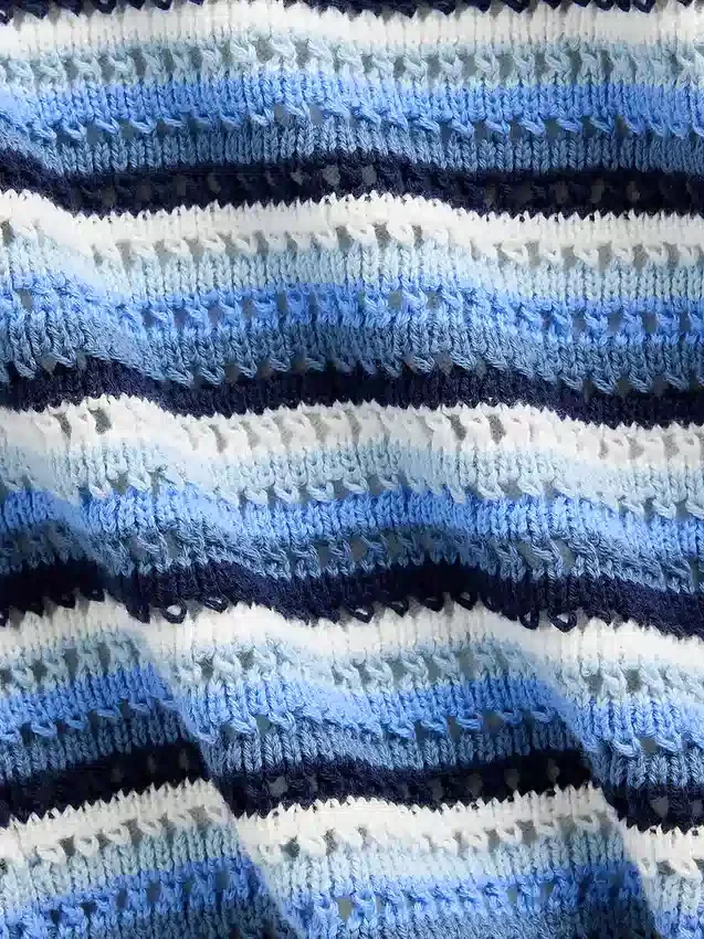 Kids Crochet Stripe Tank Top