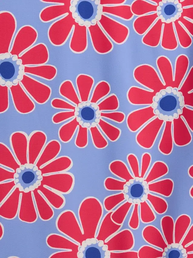 Kids Cross-Back One-Piece Swimsuit