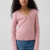 Kids Cross Front Bow T-Shirt