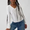 Kids Cross Front Bow T-Shirt