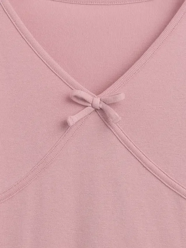 Kids Cross Front Bow T-Shirt