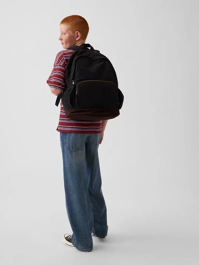 Kids Denim & Corduroy Backpack