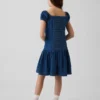 Kids Denim Drop-Waist Dress