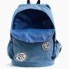 Kids Denim Logo Patch Backpack