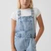 Kids Denim Loose Shortalls