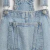 Kids Denim Loose Shortalls