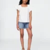 Kids Denim Midi Shorts