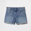 Kids Denim Midi Shorts