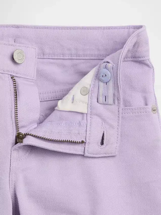 Kids Denim Midi Shorts