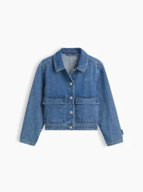 Kids Denim Patch Pocket Jacket
