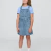 Kids Denim Pinafore Dress