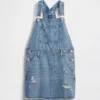 Kids Denim Pinafore Dress