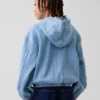 Kids Denim Relaxed Hooded Jacket